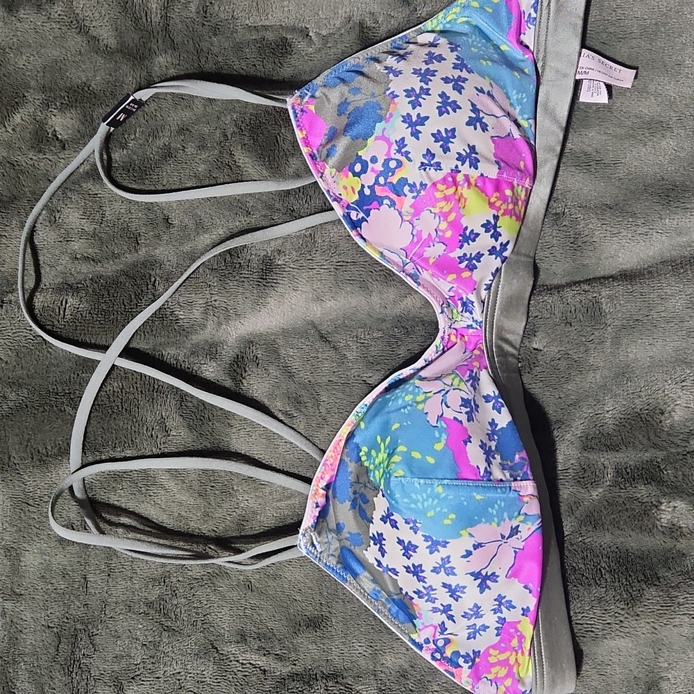 Floral Multi-Color Women's Bralette